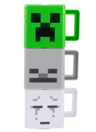 Tasse Minecraft - Stacking Mugs (Set aus 3 Tassen)