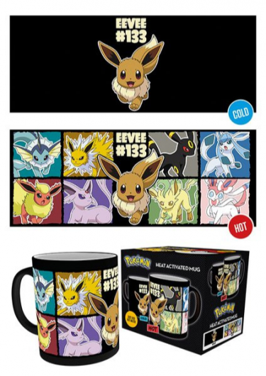 Tasse Pokemon - Eevee (sich verändernd)