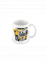 Tasse Sakamoto Days - Yellow, Black & White