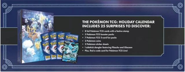 Kartenspiel Pokémon TCG - Adventskalender 2023 (ENGLISCHE VERSION) - TCG Sammelkartenspiel