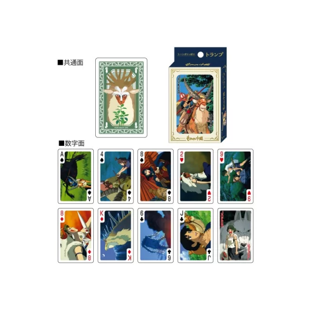 Kartenspiel Ghibli - Princess Mononoke - Anime