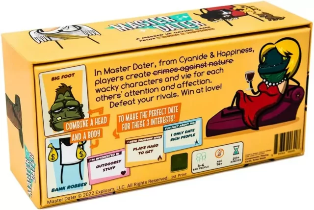 Kartenspiel Cyanide & Happiness - Master Dater (ENGLISCHE VERSION) - Brettspiel