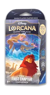 Kartenspiel Lorcana: The First Chapter - Sapphire / Steel Starter Deck (ENGLISCHE VERSION) - Disney