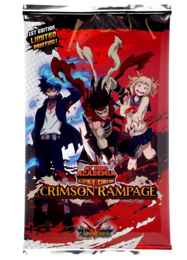 Kartenspiel My Hero Academia - Crimson Rampage Booster (10 Karten) (ENGLISCHE VERSION)