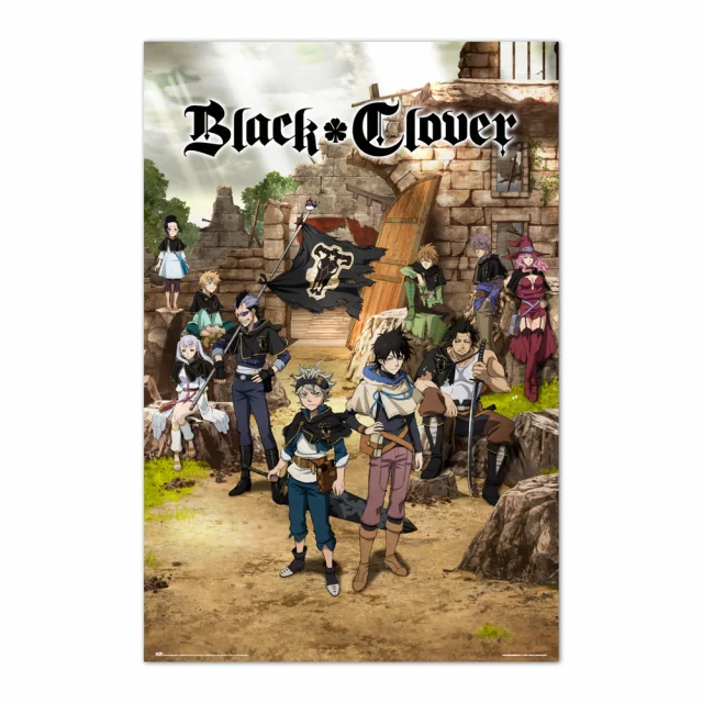 Poster Black Clover - Black Bull squad & Yuno - Anime