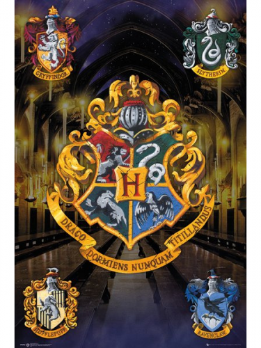 Poster Harry Potter - Crests