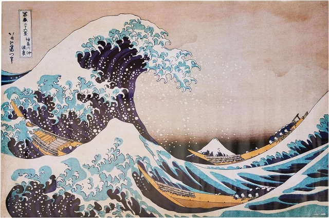 Poster Hokusai Katsushika - The Great Wave off Kanagawa - Made in Japan