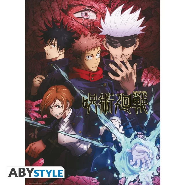 Poster Jujutsu Kaisen - Gruppe und Schulen (2 Poster) - Anime