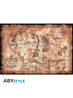 Poster Lord of the Rings - Map