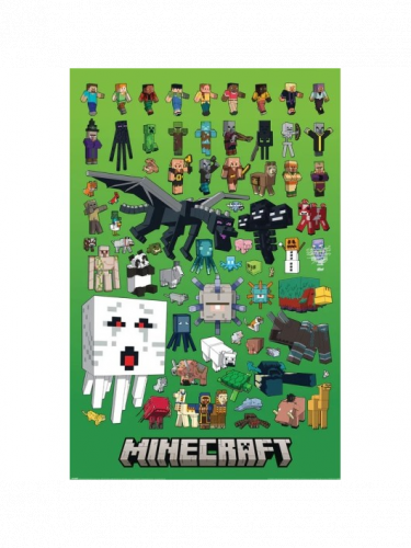 Poster Minecraft - Character Montage