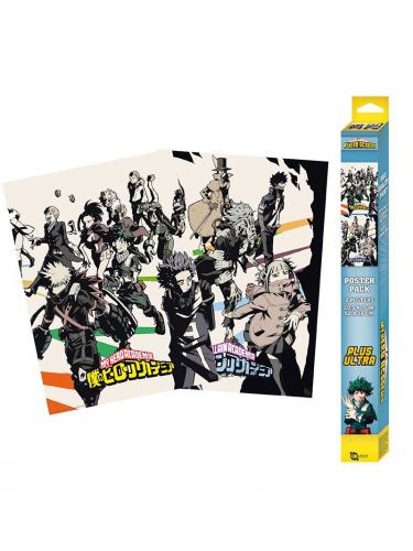 Poster My Hero Academia - Heroes/Villains (Set 2 St)