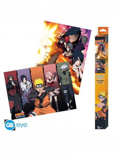 Poster Naruto Shippuden - Groups (Set aus 2 Stck)