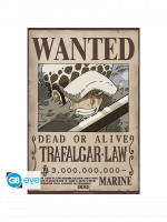 Poster One Piece - Wanted Trafalgar Law Wano