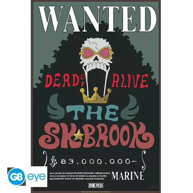 Poster One Piece - Wanted Brook & Chopper (2er-Set) - Manga