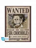 Poster One Piece - Wanted Crocodile Wano