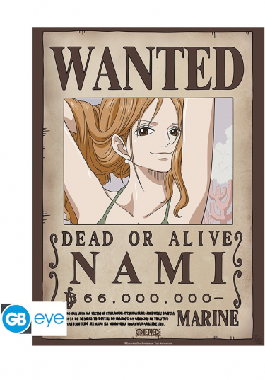 Poster One Piece - Wanted Nami