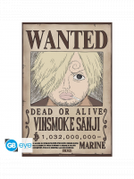 Poster One Piece - Wanted Sanji Wano