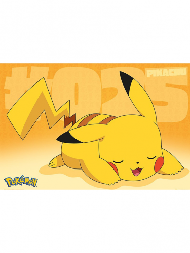 Poster Pokemon - Pikachu Asleep