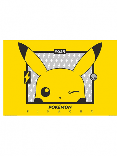 Poster Pokemon - Pikachu Wink