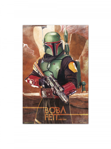 Poster Star Wars: The Mandalorian - Boba Fett