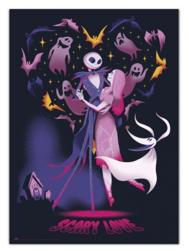 Poster The Nightmare Before Christmas - Jack and Sally (leuchtend)