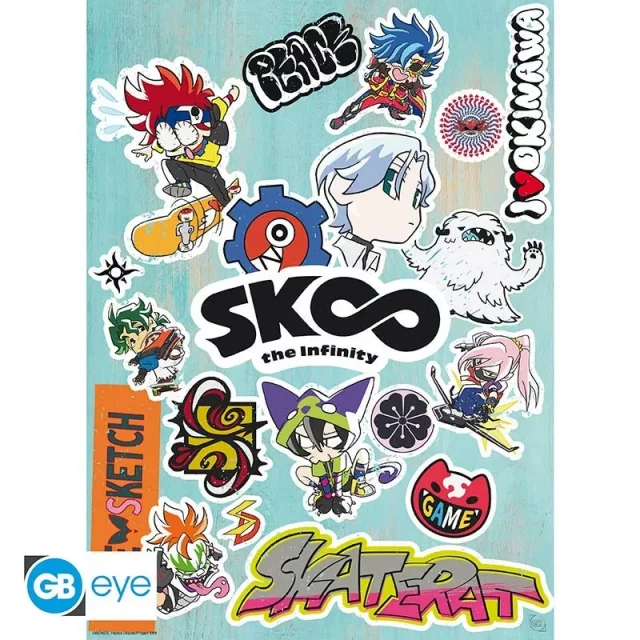 Poster-Set SK8 the Infinity - Reki and Langa + Chibi - Manga