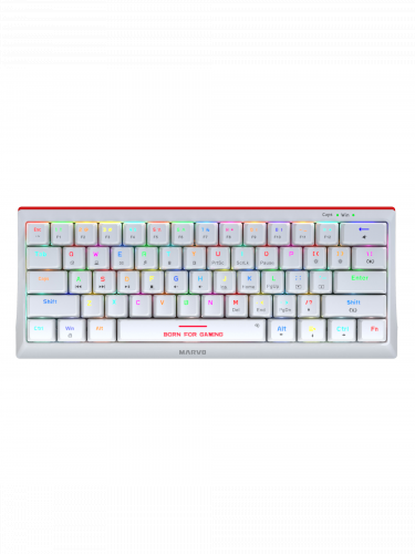 Gaming Tastatur Marvo KG962G WH EN-R  US (Mechanisch) (PC)