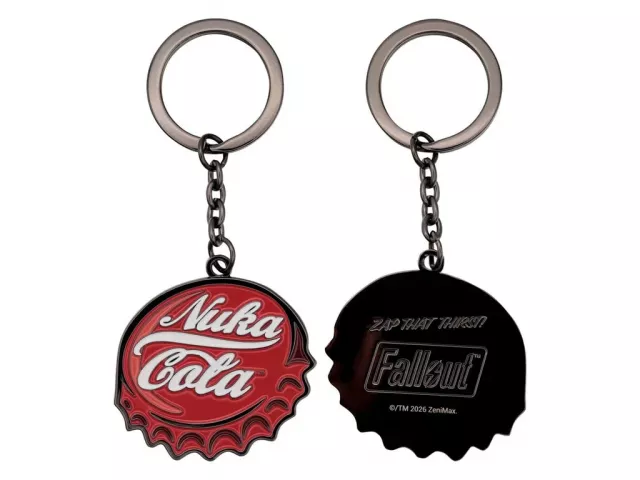 Geschenkset Fallout - Nuka Cola (Spielkarten, Schlüsselanhänger, Anstecker)