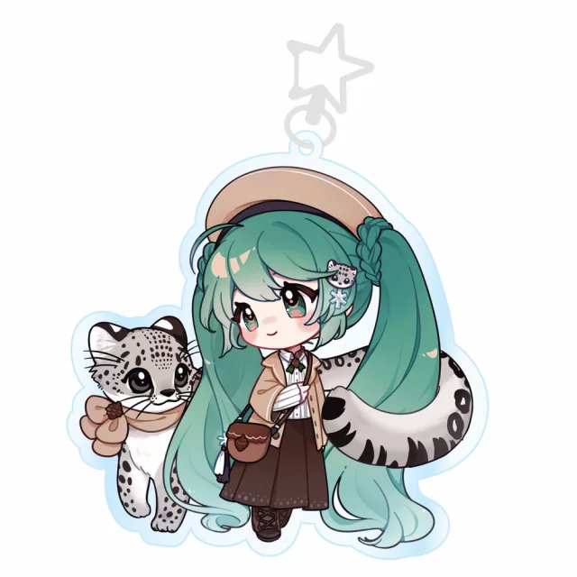 Schlüsselanhänger Vocaloid - Hatsune Miku Winter - Anime