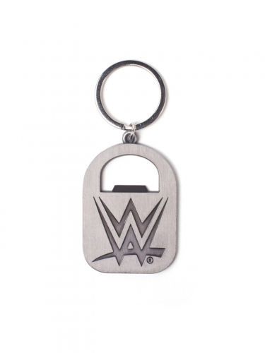 Schlüsselanhänger WWE - Logo mit Flaschenöffner