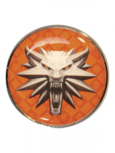 Anstecknadel Witcher - School of the Wolf (Schule des Wolfes)