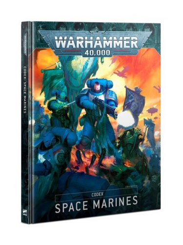 Buch W40k: Codex: Space Marines (2020) (beschädigte Verpackung)