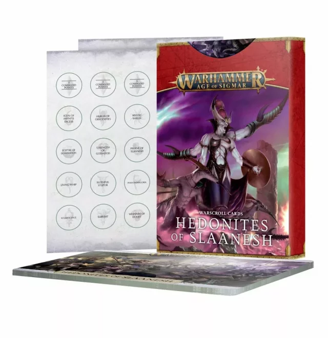 W-AOS: Warscroll Cards: Hedonites of Slaanesh - Warhammer Bücher