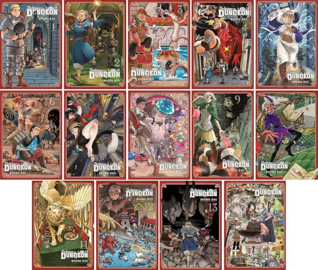Comics Delicious in Dungeon - The Complete Box Set (Bd. 1 - 14) ENG (beschädigte Verpackung) - Manga