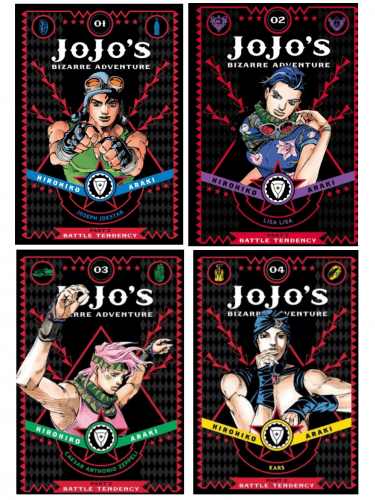 Vorteilhaftes Comic-Set JoJo's Bizarre Adventure: Part 2 - Battle Tendency ENG 1-4