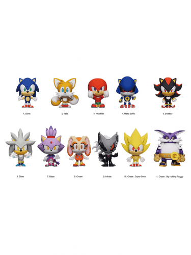 Beutelclip Sonic: The Hedgehog - Blind Box Series 1 (zufällige Auswahl)
