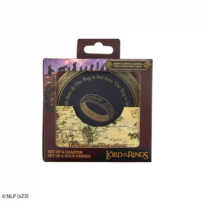 Untersetzer The Lord of the Rings - One Ring (4 Stck)