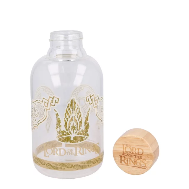 Trinkflasche Lord of the Rings - Golden Crown (gläsern) - Sport-Flasche