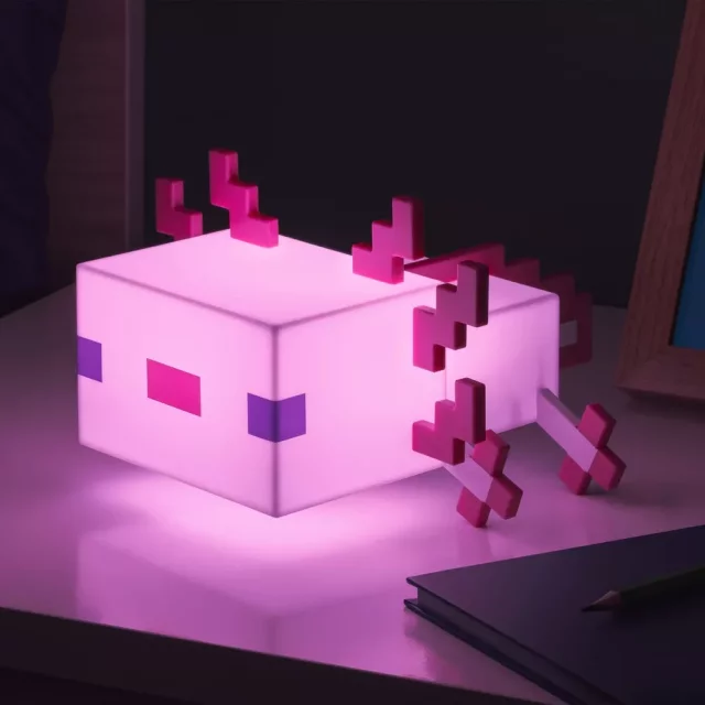 Lampe Minecraft - Axolotl (21 cm)