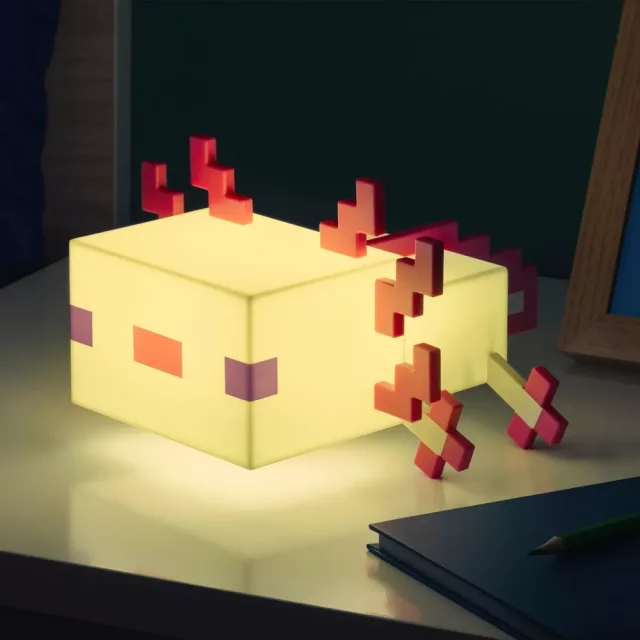 Lampe Minecraft - Axolotl (21 cm)