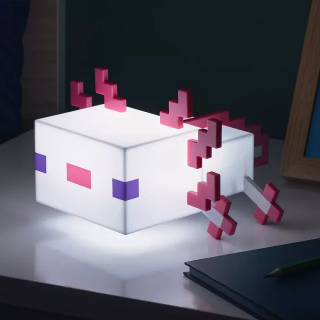 Lampe Minecraft - Axolotl (21 cm)
