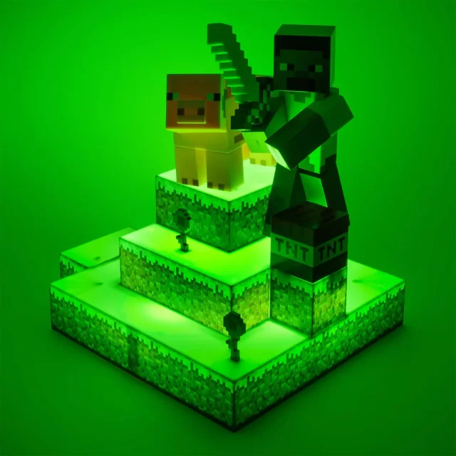Tischlampe Minecraft - Steve Figural Light (beschädigte Verpackung)