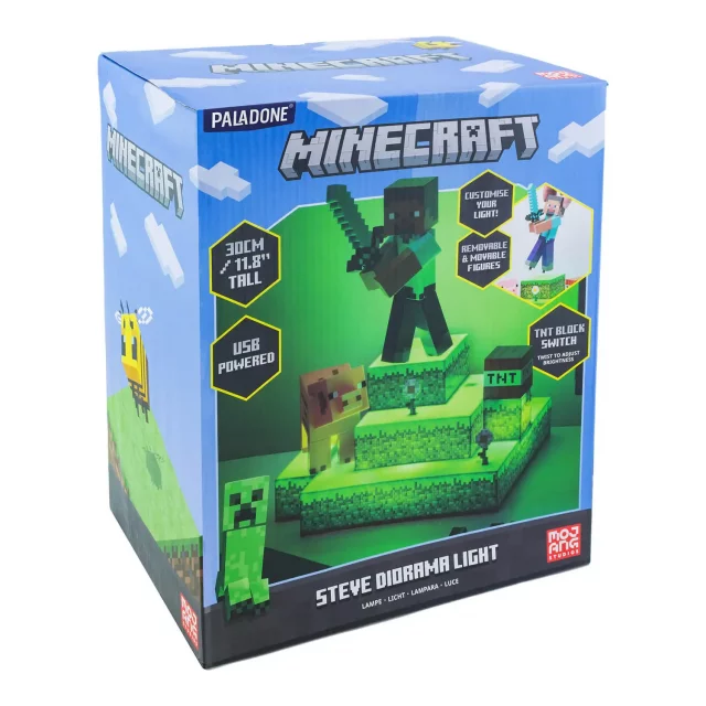 Tischlampe Minecraft - Steve Figural Light (beschädigte Verpackung)