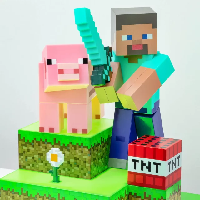 Tischlampe Minecraft - Steve Figural Light (beschädigte Verpackung)