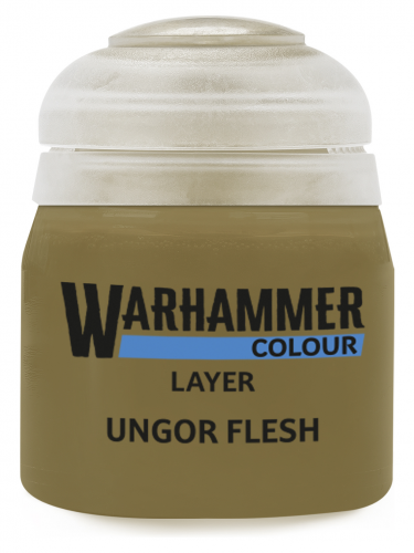 Warhammer Colour Layer Paint (Ungor Flesh) - Deckfarbe, braun
