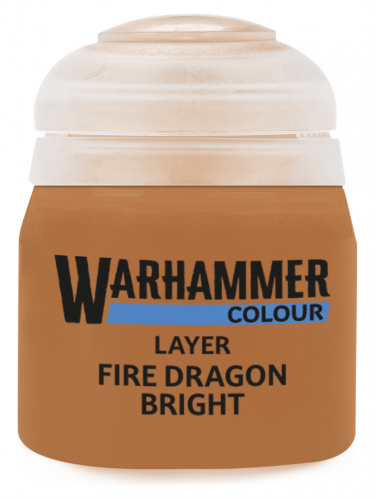 Warhammer Colour Layer Paint (Fire Dragon Bright) - Deckfarbe, Orange