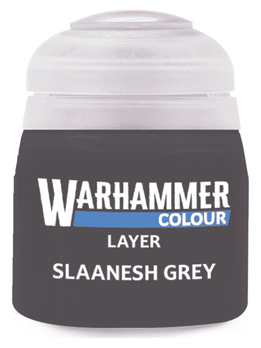Warhammer Colour Layer Paint (Slaanesh Grey) - Deckfarbe, Grau