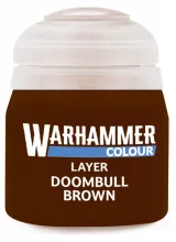 Warhammer Colour Layer Paint (Doombull Braun) - Deckfarbe, Braun