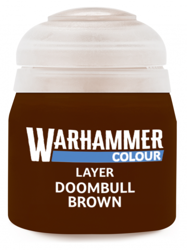 Warhammer Colour Layer Paint (Doombull Braun) - Deckfarbe, Braun