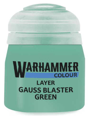 Warhammer Colour Layer Paint (Gauss Blaster Green) - Deckfarbe, Grün